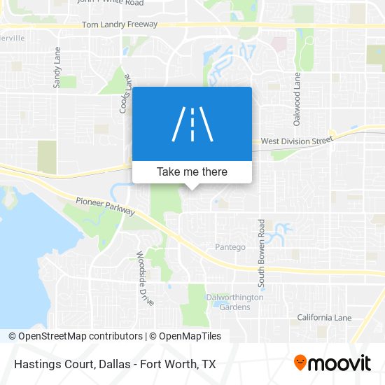 Hastings Court map