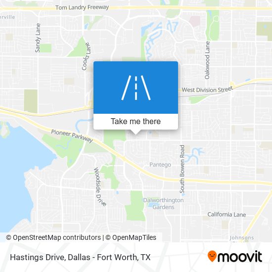 Mapa de Hastings Drive