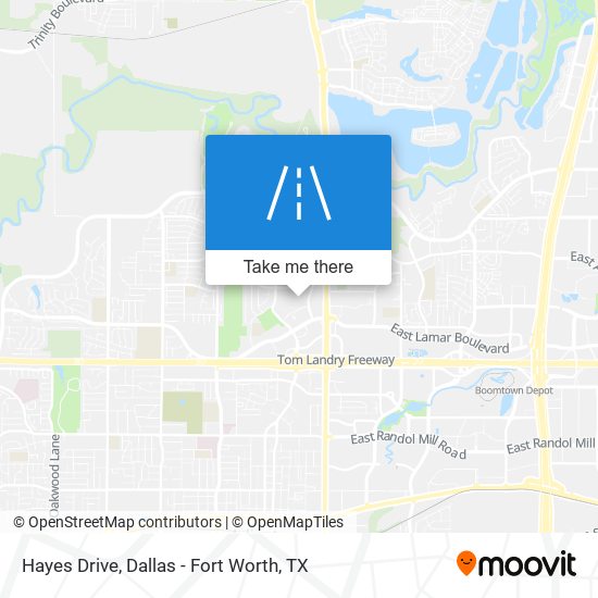 Mapa de Hayes Drive