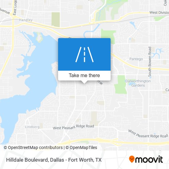 Mapa de Hilldale Boulevard