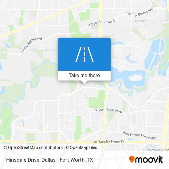 Hinsdale Drive map