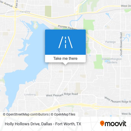 Holly Hollows Drive map