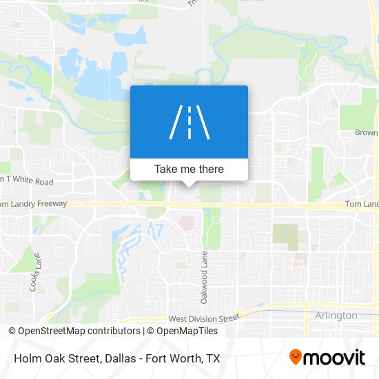 Holm Oak Street map
