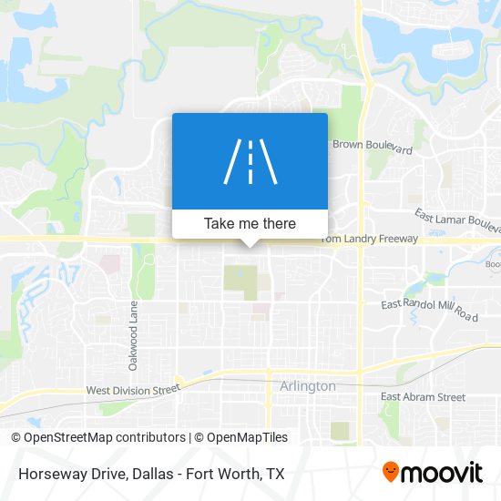 Horseway Drive map