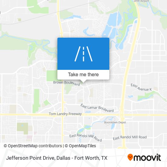 Jefferson Point Drive map