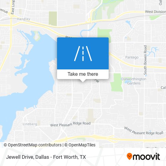 Jewell Drive map