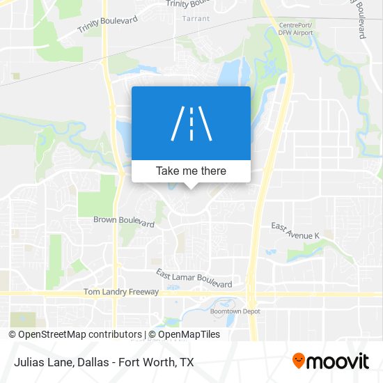 Julias Lane map