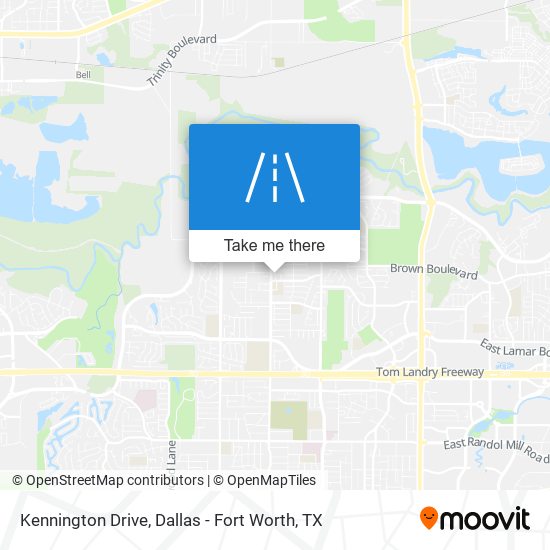 Kennington Drive map
