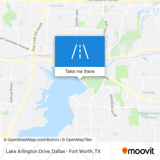 Lake Arlington Drive map