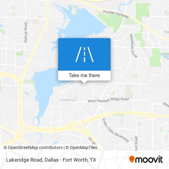 Lakeridge Road map