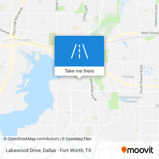 Lakewood Drive map