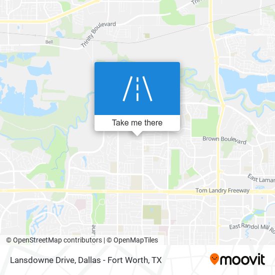Lansdowne Drive map