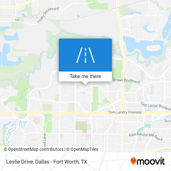 Leslie Drive map