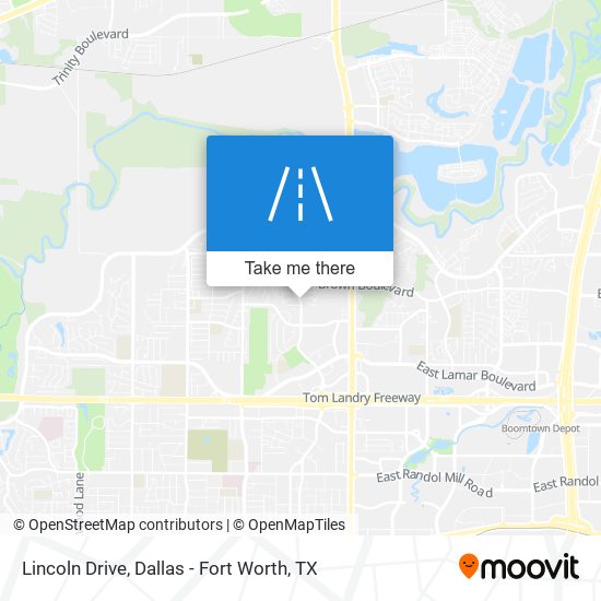 Lincoln Drive map