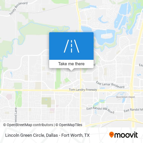 Mapa de Lincoln Green Circle