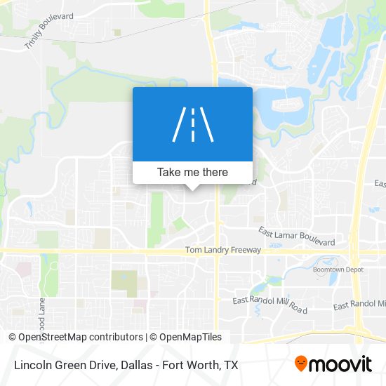 Mapa de Lincoln Green Drive