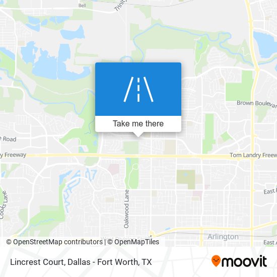 Lincrest Court map