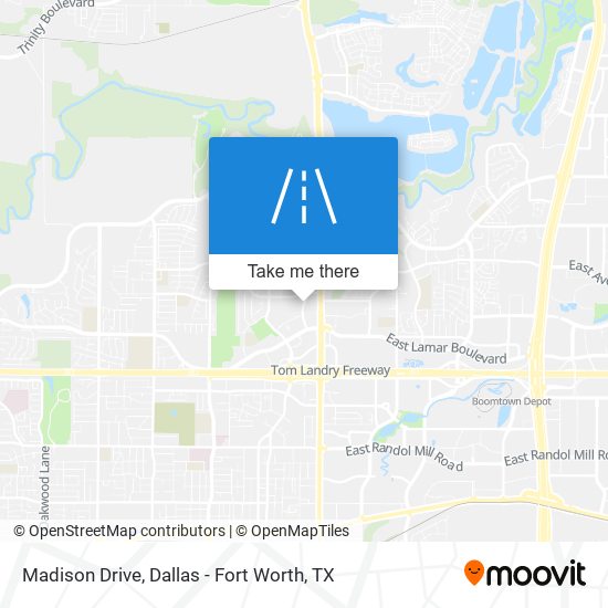 Madison Drive map