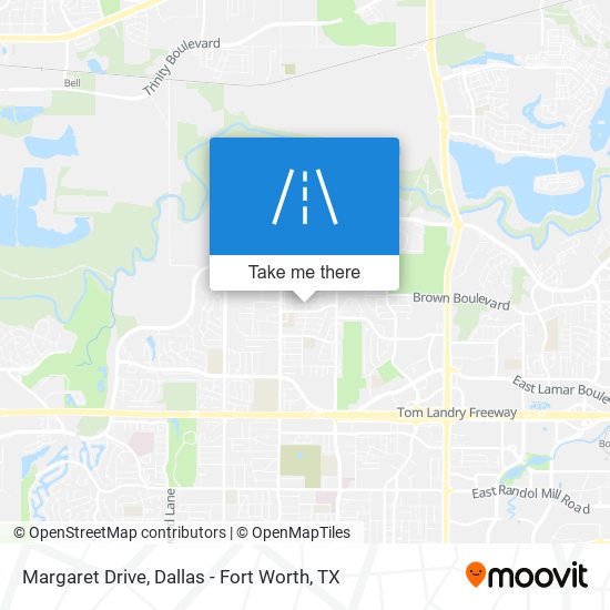Mapa de Margaret Drive