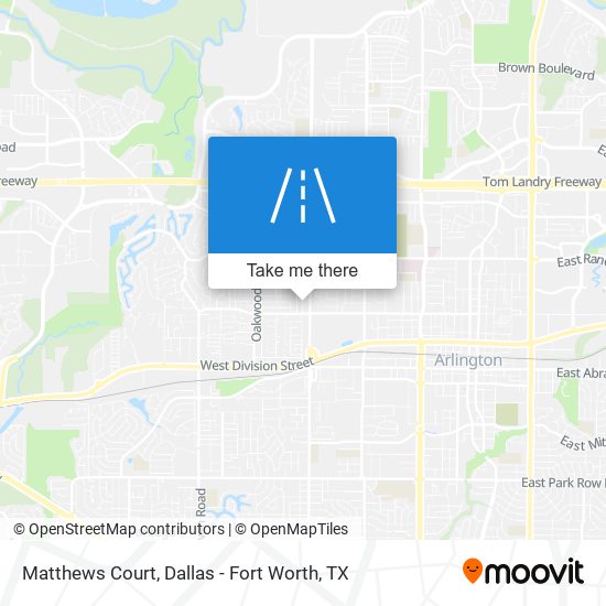 Matthews Court map