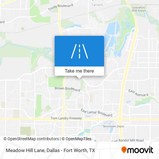 Meadow Hill Lane map