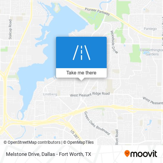 Melstone Drive map