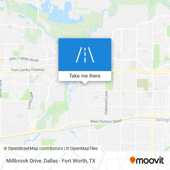 Mapa de Millbrook Drive