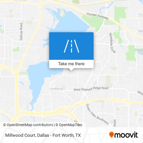Mapa de Millwood Court