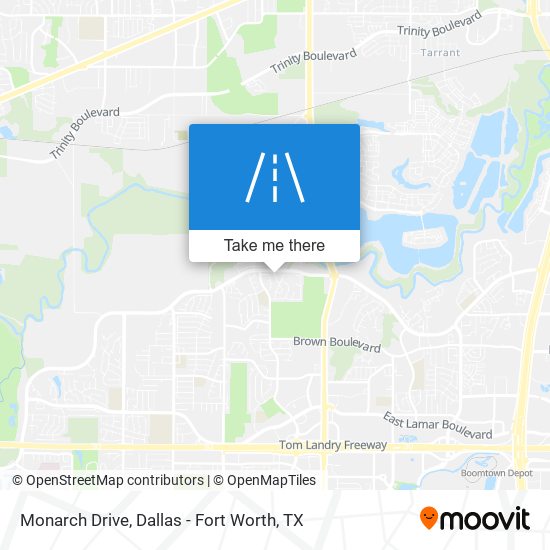 Monarch Drive map