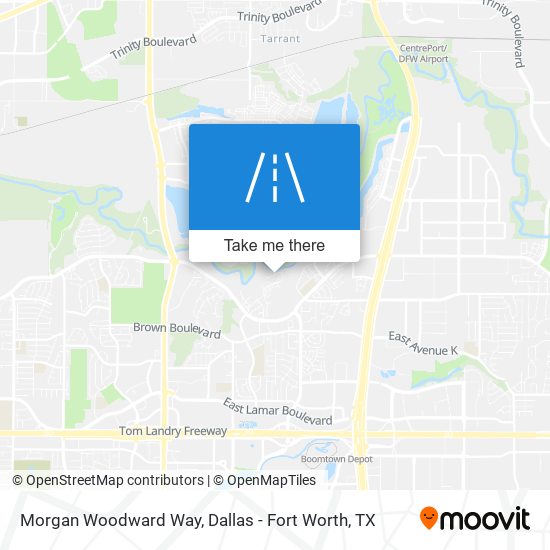 Mapa de Morgan Woodward Way
