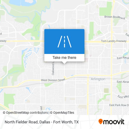 North Fielder Road map