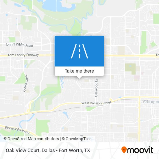 Oak View Court map
