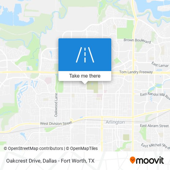 Oakcrest Drive map