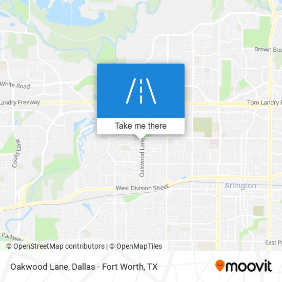 Mapa de Oakwood Lane