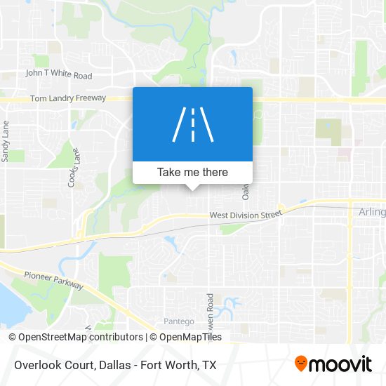 Overlook Court map