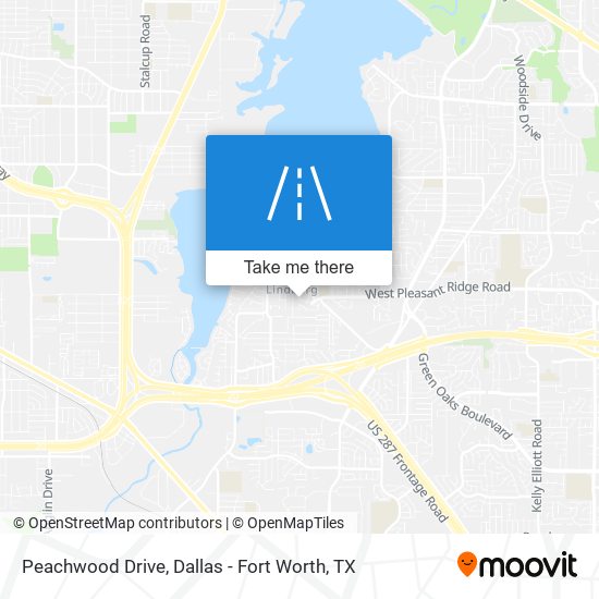 Peachwood Drive map