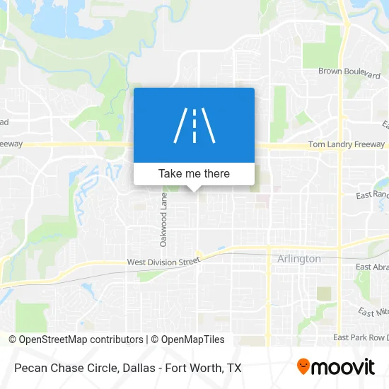 Pecan Chase Circle map
