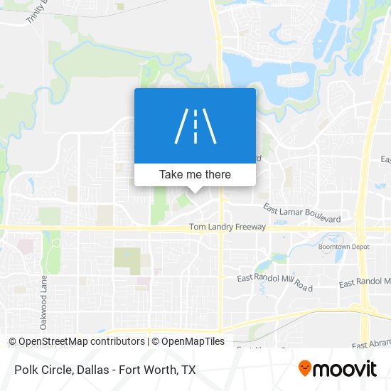 Polk Circle map
