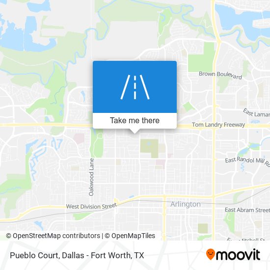 Pueblo Court map