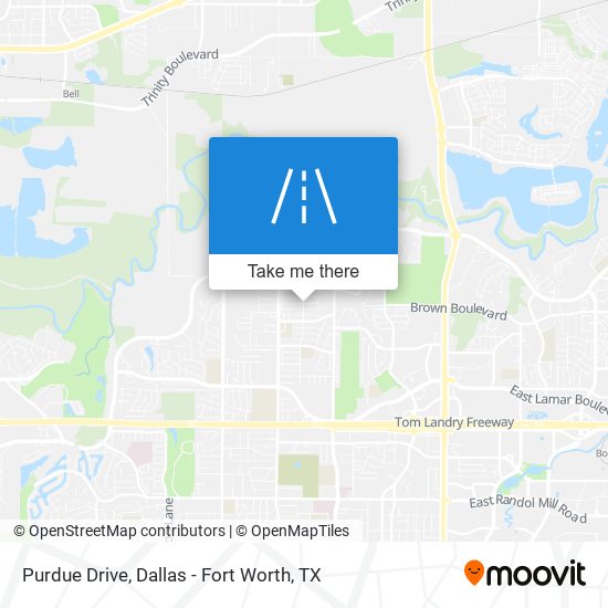 Purdue Drive map