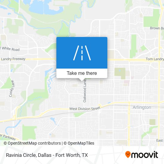 Ravinia Circle map