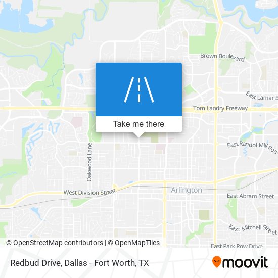 Redbud Drive map