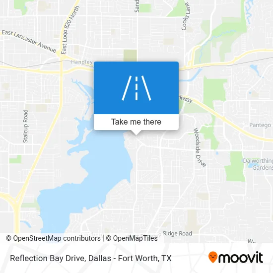 Reflection Bay Drive map