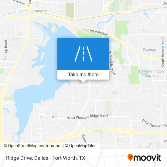 Ridge Drive map