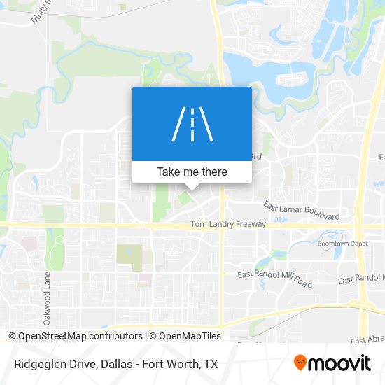 Ridgeglen Drive map