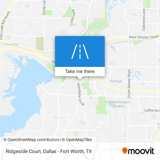 Ridgeside Court map