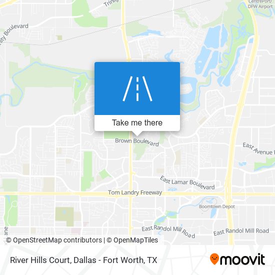 River Hills Court map