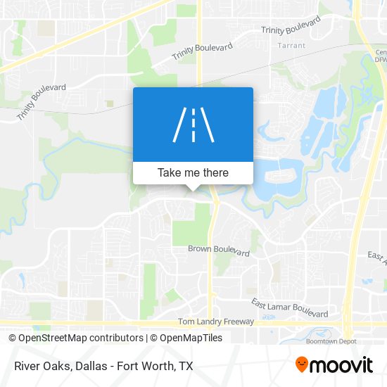 River Oaks map
