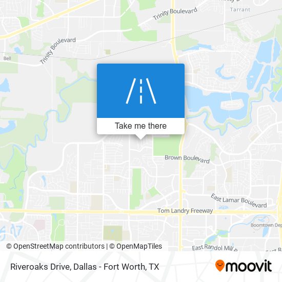 Riveroaks Drive map