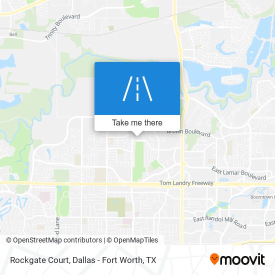 Rockgate Court map